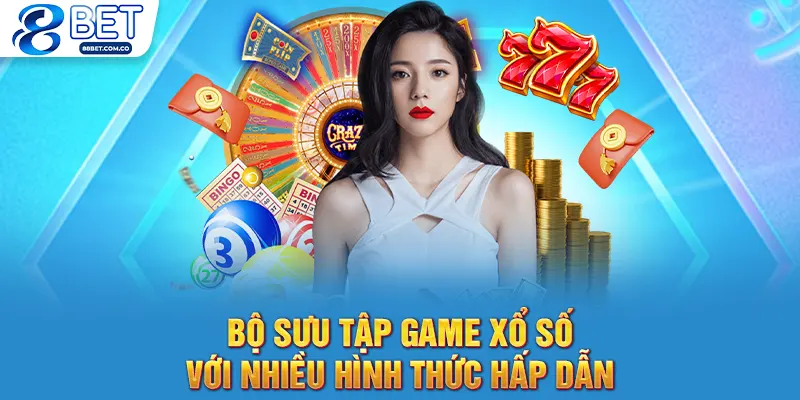 Bộ sưu tập game xổ số với nhiều hình thức hấp dẫn.
